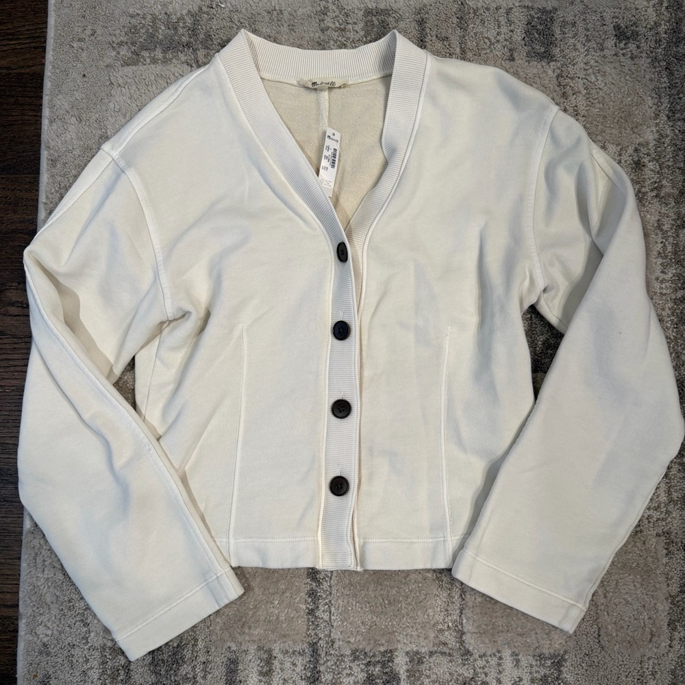 Madewell white/cream top